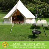 Diameter 4M Waterproof Cotton Canvas Sibley Tent for 2 Persons Bell Tent thumbnail-1