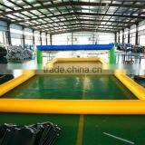 Durable PVC Tarpaulin Inflatable Floating Water Volleyball Court for Sale thumbnail-4