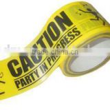 yellow printable warning tape