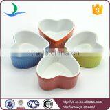 Custom Cheap Small Ceramic Cake Mold Heart-shaped thumbnail-1