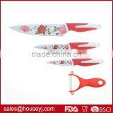 3pcs Non Stick Color Kitchen Knife+ceramic Peeler With EVA Box thumbnail-2