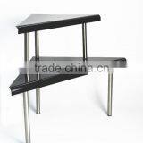 China Factory Kitchen and Home Stainless Steel Corner Storage Shelf thumbnail-5