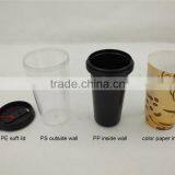 16 oz Travel Mug Supplier in China, Coffee Mug Plastic, Car Mug thumbnail-5