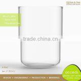 Mouthblown Pyrex Glass Tumbler With Round Bottom thumbnail-2