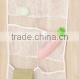 Hanging Mesh Pocket Organizer/6 Pockets Hanging Mesh Shower Caddy/Shower Organizer thumbnail-1
