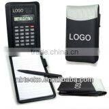 Leather Notebook Calculator With Pen thumbnail-1