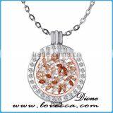 2017 Latest Fashion Gold Coins Changeable DIY Coin Necklace Pendant With 60cm Chain thumbnail-3