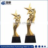 Custom design replica grammy metal award crystal base trophy