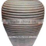 High Fired Stoneware Black-clay Planter thumbnail-1