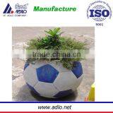 China suppliers football big outdoor garden bright color flower pot