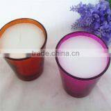 Glass Candle Holder Filling With Wax Set thumbnail-1