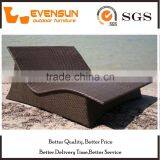Swimming Pool & Beach Side Rattan Chaise Lounge In Large Size thumbnail-1