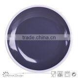 Dinner Set With White Rim/16PCS GREY STONEWARE DINNER SET thumbnail-2