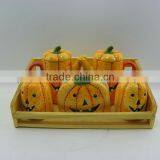 Ceramic Salt and Peper Set thumbnail-1