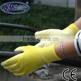 NMSAFETY 13 Gauge pu Coated Palm Women Colorful Garden Gloves thumbnail-4