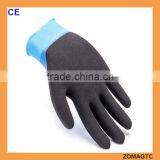 Nylon Liner Double Dipping Nitrile Coated Sandy Gloves for Automotive Work thumbnail-2