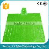 Suzhou Custom Printed Rain Ponchos, Customized Logo Rain Coat, LDPE Rancoat LS Eplus thumbnail-2