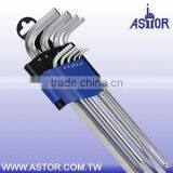 9pcs Long Ball Hex Key Wrench Set
