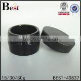 Plastic Cream Sample Jars Cosmetic Acrylic Packaging Cream Jar 15g 30g 50g White Black Color Double Wall Container thumbnail-2