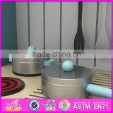 2017 New Design Children Pretend Play Wooden Kitchen Playsets W10C266 thumbnail-6