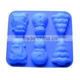 10113Christmas Shaped Silicone Chocolate Mould and Mold thumbnail-3