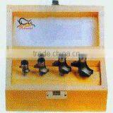 Tungsten Carbide Tipped Router Bit for Wood--4pcs Kit Packing(0783)