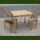 Wood Chair Restaurant Dining Chair Table thumbnail-1