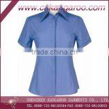 Ladies 65%cotton, 35%polyester Short Sleeve Shirt thumbnail-1