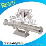 Hot Sale Metal Unique Wedding Certificate Holder Set With Swan Shape Logo thumbnail-1