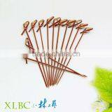 Eco-friendly Red 12cm Bamboo Knot Picks thumbnail-1