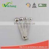 WCA182 Stainless Steel Measuring Spoon ,small Heart Shape ,201 Handle ,18/0 Head ,Set of 4 thumbnail-3
