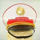 Custom Indian Security Cap Airline Pilot Cap Military Army Peaked Cap thumbnail-1