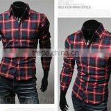 Mens Plaids/checks Classic Shirts 16 Colors Stock Hot Sale Man Shirts thumbnail-3