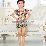 Bulk Wholesale Baby Clothes Kids Floral Bubble Romper