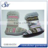 Women's Plush Stuffed Boots Indoor Boots thumbnail-1