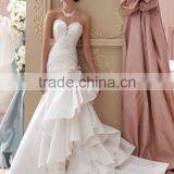 Vintage Lace 2 Color Choose Mermaid Wedding Dress thumbnail-2