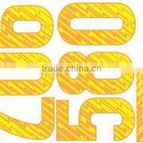 Custom Plastisol Type Soccer Number Heat Transfer Printing For Jerseys With Anti Sublimation thumbnail-2