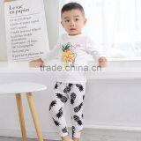 S33607W Children Autumn Pajamas 100% Cotton Childrens Clothing Sets thumbnail-3