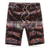 Hot Sale Fashionable Men National Cotton&linen Beach Shorts Custom Shorts in Guangzhou thumbnail-5