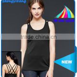 Women's cross-belt sports vest wholesale fashion tank top in guangzhou
