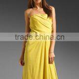 Strapless Draped Side Waist Gown thumbnail-1