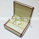 Rosewood Leather Jewelry Box Collection
