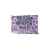 Contemporary Purple Acrylic Hand-tufted Floor Rugs, House Decoration Floral Area Rug