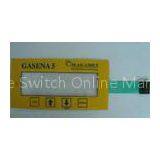 Eco Friendly Metal Dome Membrane Switch Keyboard Abrasion Wear in Yellow