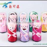 Girl Friend Lovely Pink Bear Cake Towel Gift Wedding Gift Bear Design Wedding Cute Cake Towel Gift Towel thumbnail-2