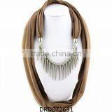 Spring Animal Jewelry Scarf With Butterfly Charms thumbnail-3