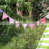 2017 Wholesale Banner Fabric Bunting Kid's Birthday Party Decoration Supplies Garland Home Decoration Flags thumbnail-1