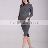 Women Fashion Design Maternity Dress Pregnant Stretch Bandage Long Sleeve Dresses For Ladies thumbnail-2