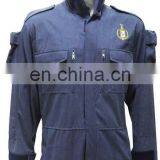 Hot Selling Classic Design Navy Blue 100% Cotton Professional Safety Coverall Workwear thumbnail-3