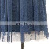 Short Sleeves Mesh Elastic T-shirt Dress for Lady Girl Women thumbnail-3